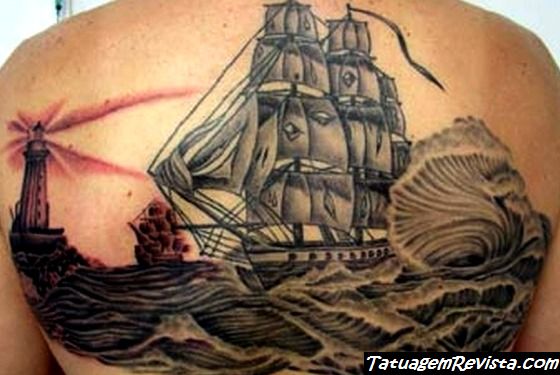 tattoos-de-caravela-con-faro-2