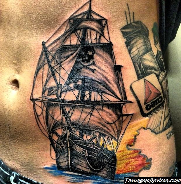 tattoos-de-caravela-piratas-2