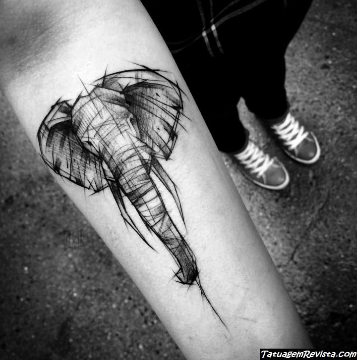 tattoos-de-elefantes-geometricos-2