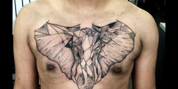 tattoos-de-elefantes-geometricos