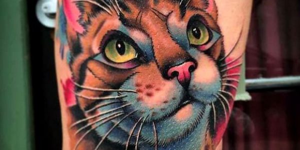 tattoos-de-gatos-al-estilo-acuarela-1