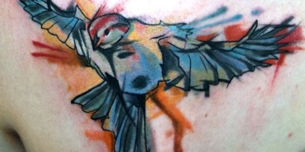 tattoos-de-pombos-al-estilo-acuarela