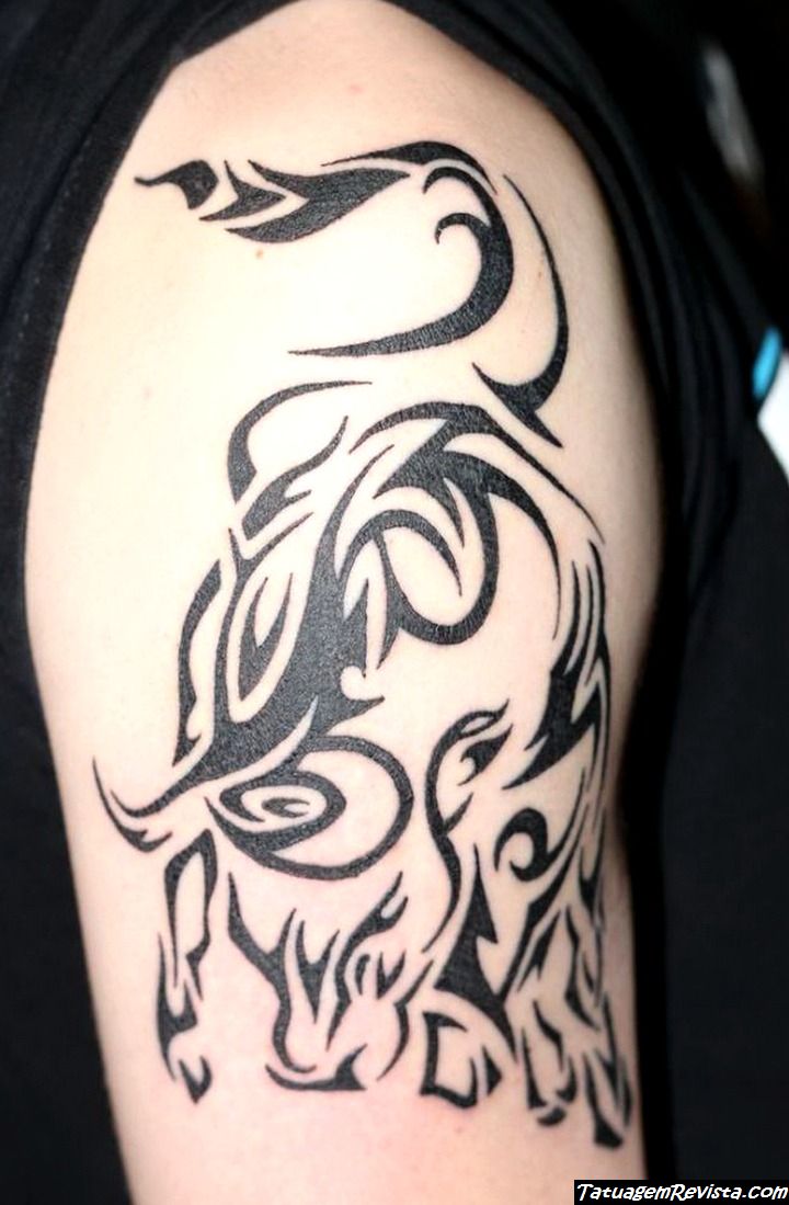 tattoos-de-touro-tribal-1