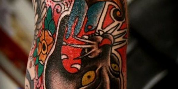 tatuagens-de-pantera-old-school