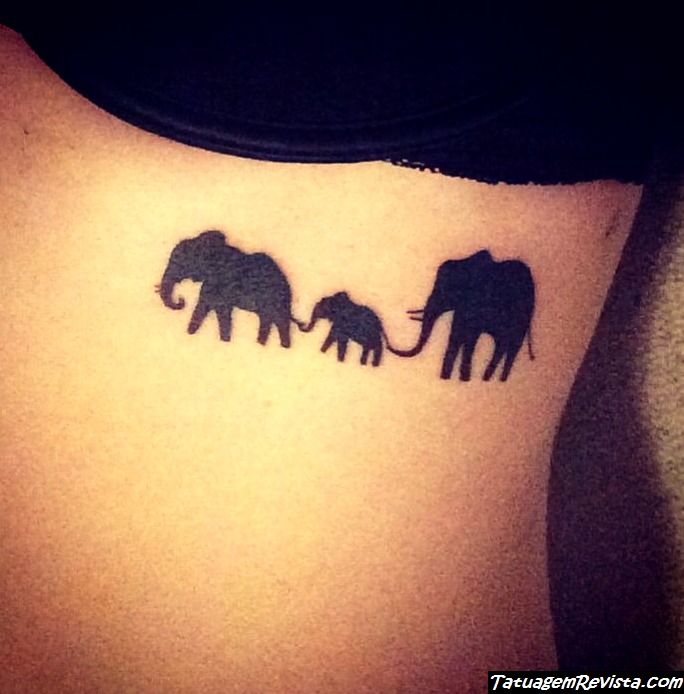 tatuagens-de-siluetas-de-elefantes