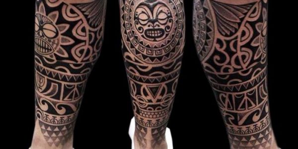 tatuagens-maories-en-la-pierna-1