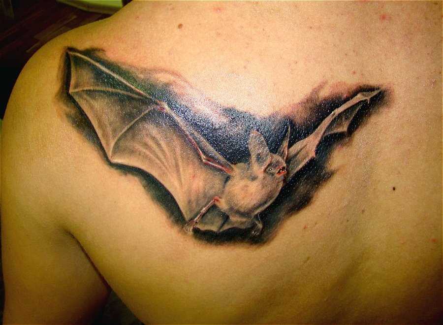 Bela tatuagem blade para o homem - morcego