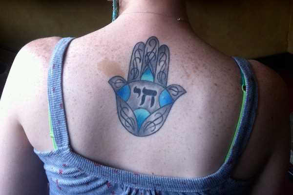 Fotos de tatuagem de mão de miriam no bairro judeu de estilo espinha de meninas