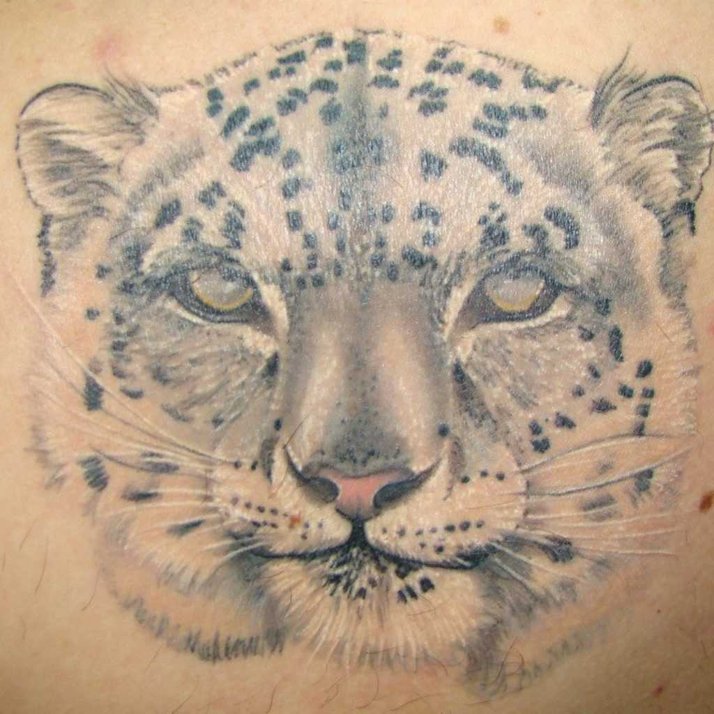 Tattoo blade meninas - leopardo