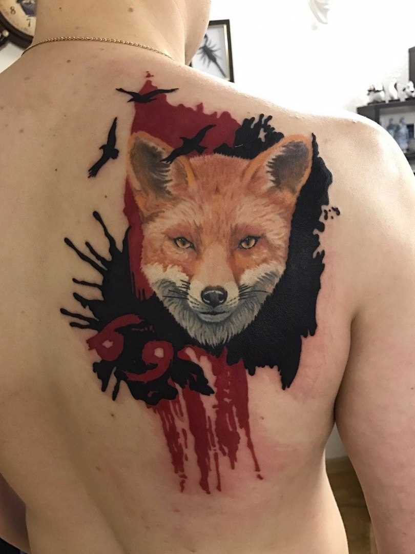 Tattoo blade o cara - de- raposa