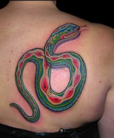 Tatuagem blade a menina - cobra