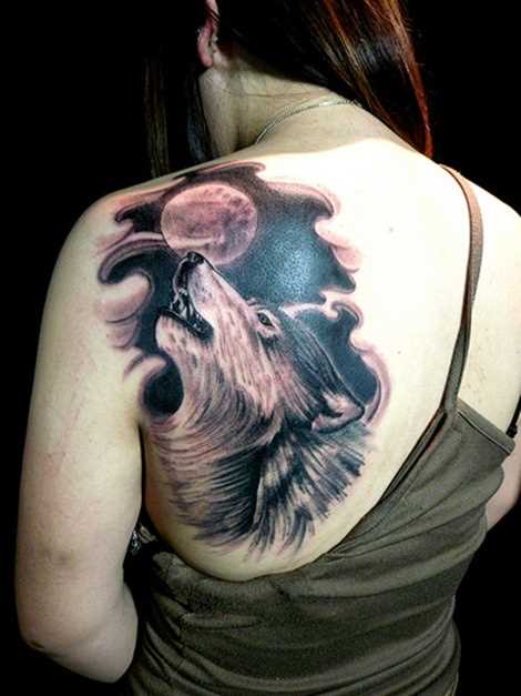 Tatuagem blade a menina - da-lua e o lobo