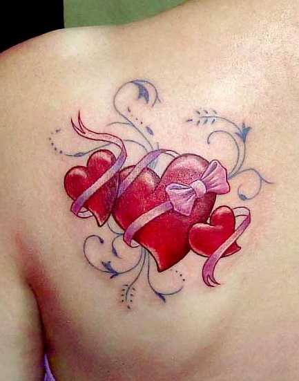 Tatuagem blade a menina de coração