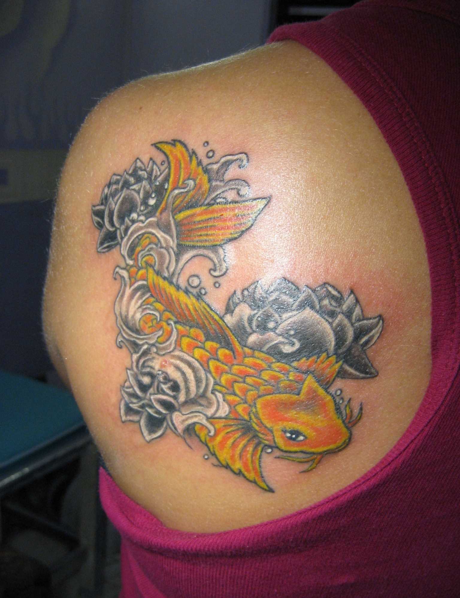 Tatuagem blade a menina - peixe