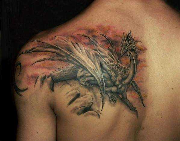 Tatuagem blade cara - de- dragão