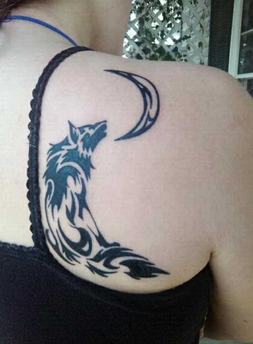 Tatuagem blade menina - da-lua e o lobo
