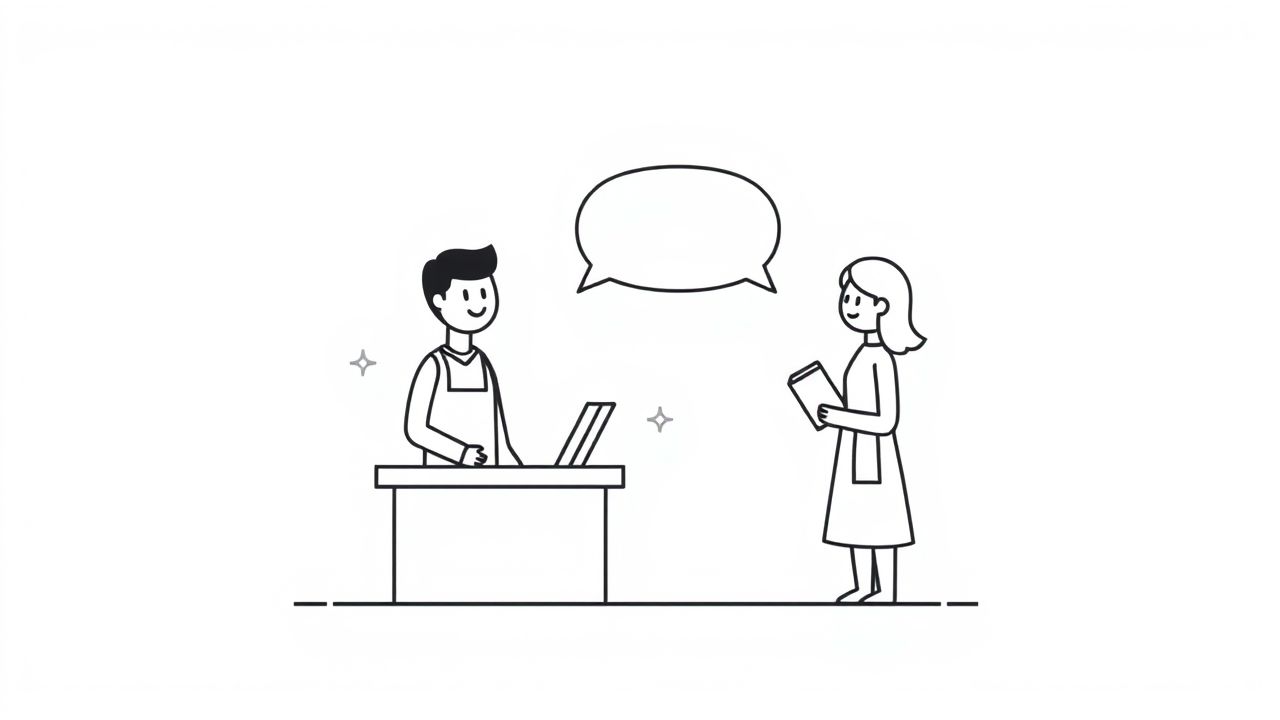 Dialogue Between Bookseller And Customer